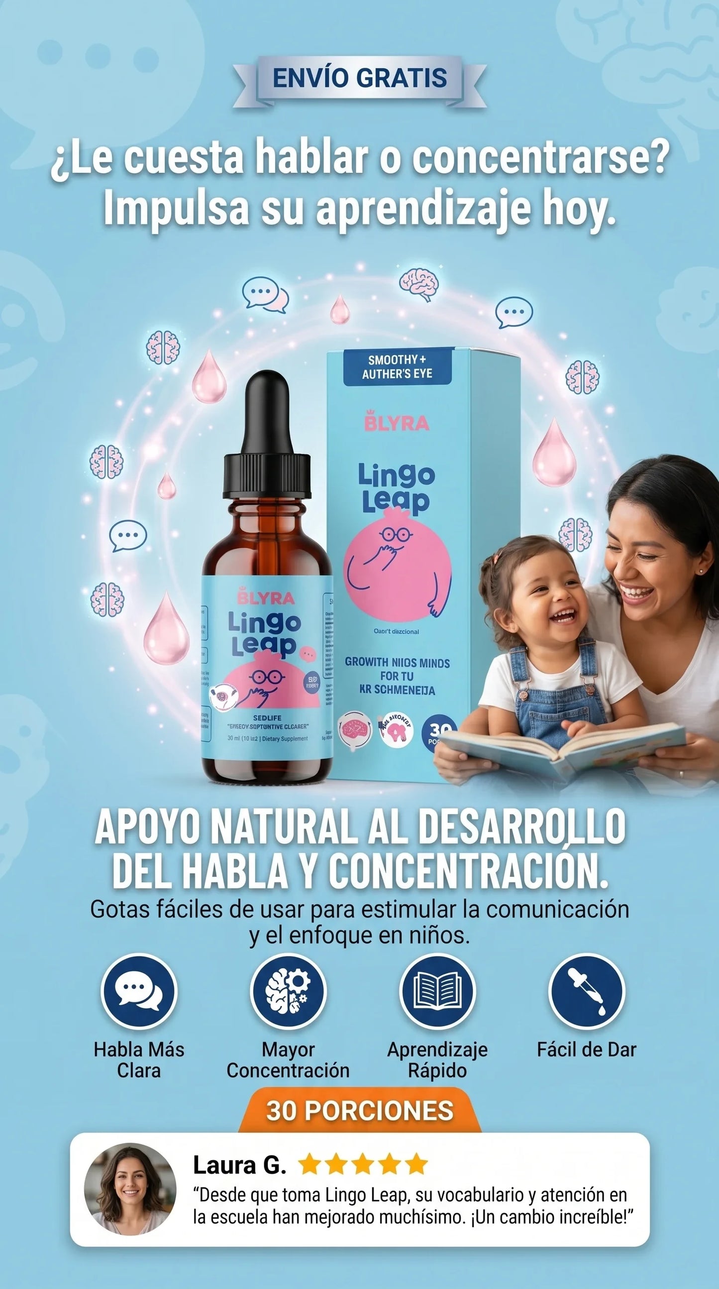 Lingo leap® - Maximiza su concentración, Potencia su lenguaje.